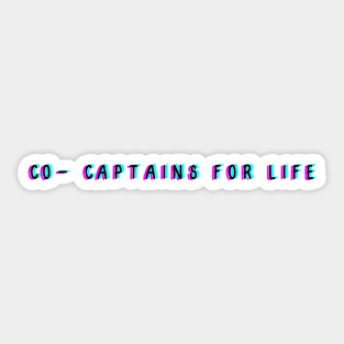 Co captains for life - Avalance - Legends of Tomorrow - Sara and Ava Sticker